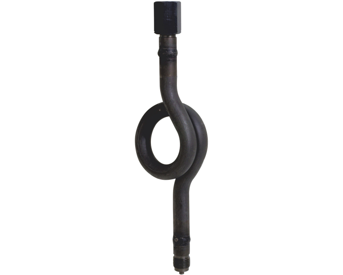 Stainless steel coil siphon male/female PN100 1/2''